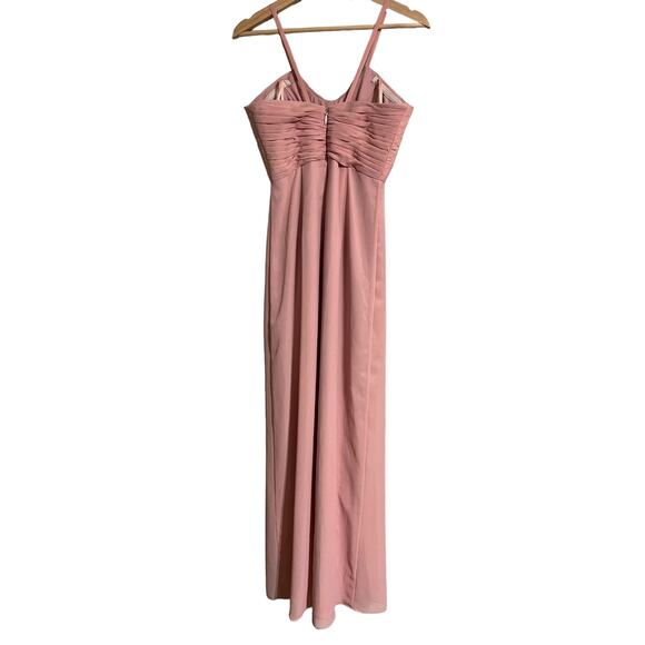 Bariano Australia Test of Time Blush Pink Evening Bridesmaid Prom Dress XS - Picture 2 of 7